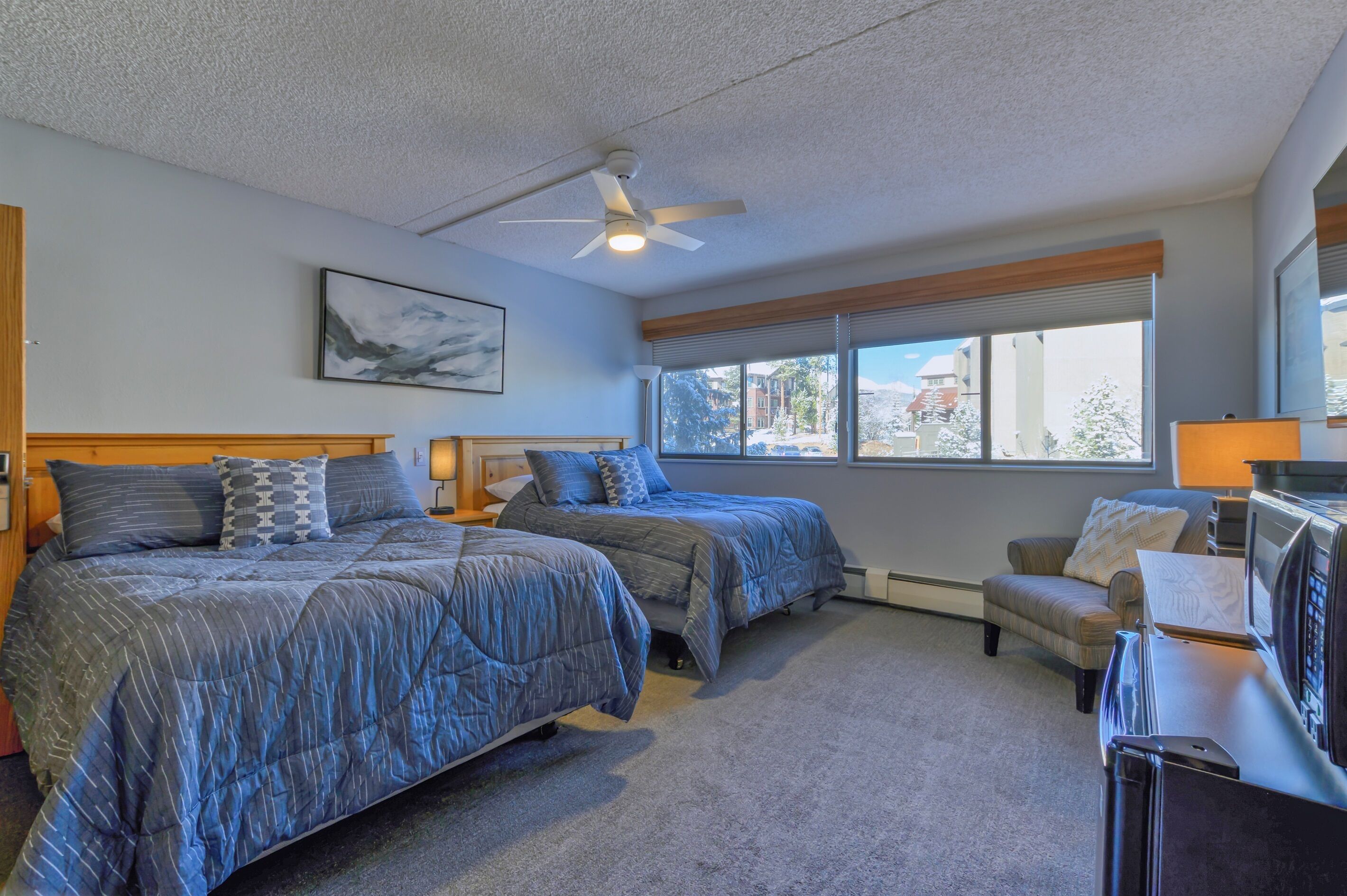 Two Double Beds.