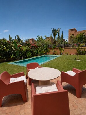 Outdoor pool - Private Pool Villa for 6 Quiet Area 15 min Medina (Marrakesh)