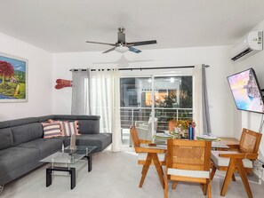Apartment, Balcony | Living area - Vista Gold II Bahia Principe (Ramon Santana)