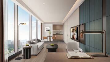 Premier Apartment, 1 Bedroom, River View | Free WiFi