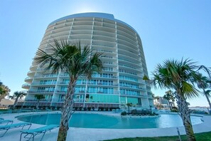 Pool - Bella Luna 808 - NEW Rental - 2bed/2Bath-Walk to FloraBama-Deeded Beach Access (Orange Beach)