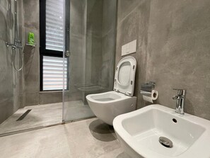 Studio, 1 Bedroom, Accessible, Balcony | Bathroom - Comfort Center Studio Apartments (Tirana)