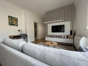 Studio, 1 Bedroom, Accessible, Balcony | Living room - Comfort Center Studio Apartments (Tirana)