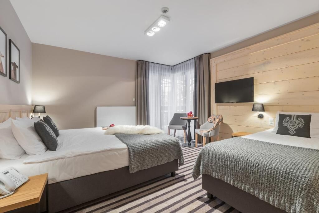 Classic-værelse til 3 personer - balkon - udsigt til have