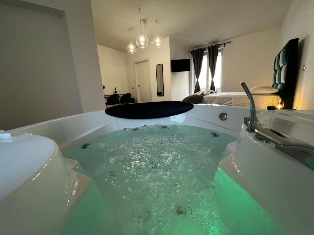 Suite, balkon, pemandangan kebun