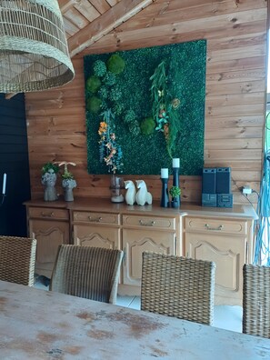 Dining - Guest Room 'Chambre Marguerite' with Shared Pool, Terrace and Wi-Fi (Sélestat)