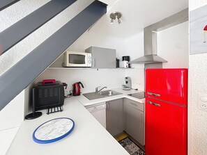 Private kitchen - Spacious apartment near the beach - 6 guests (Argelès-sur-Mer)