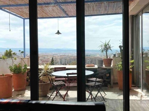 House with panoramic view of Granada - 10 guests