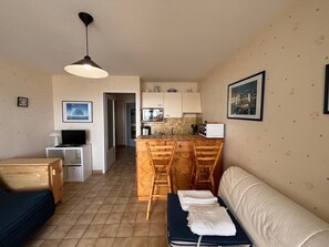 TV - Studio with large terrace, sea view - 2 guests (Les Sables-d'Olonne)