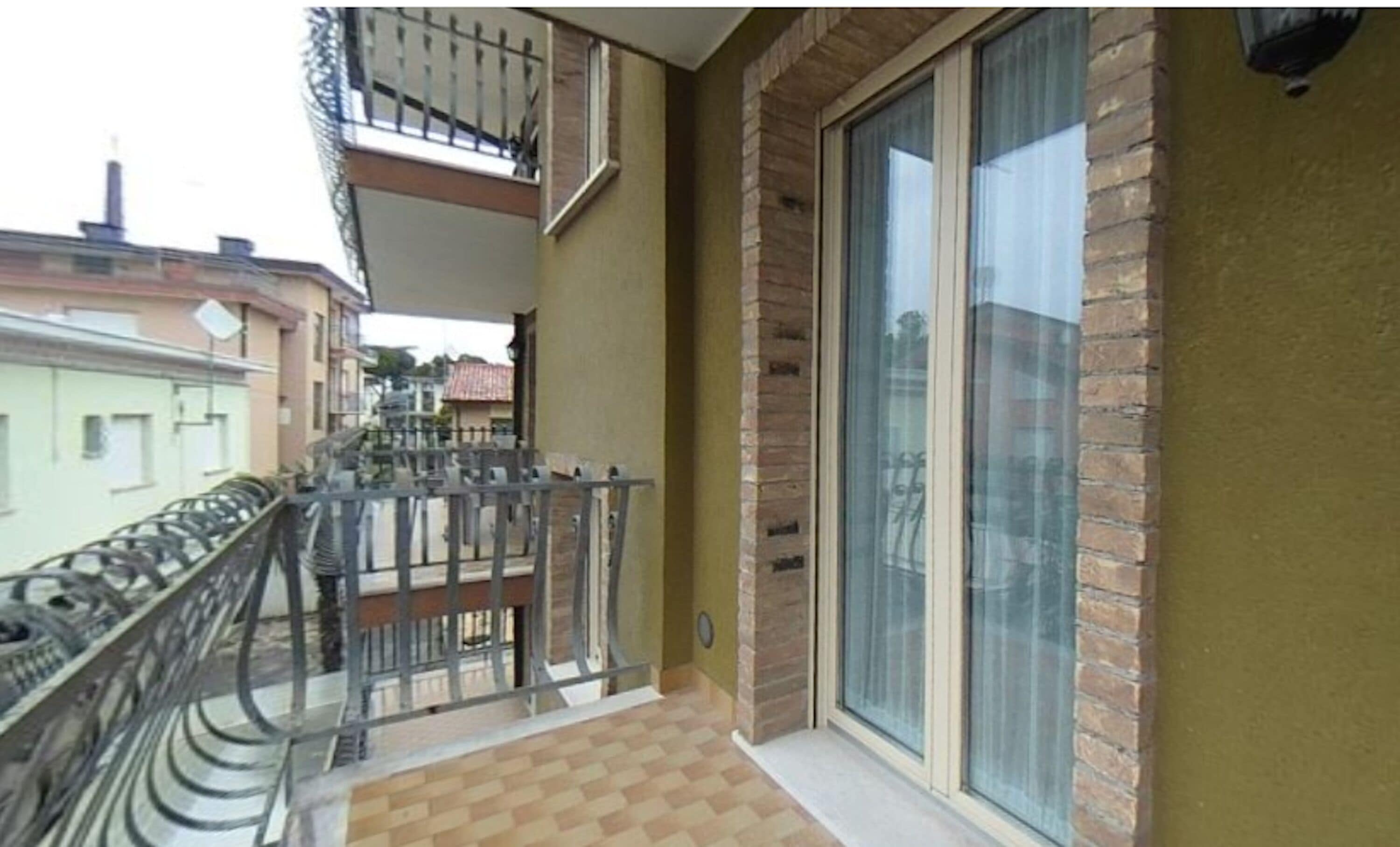 Appartement, 1 slaapkamer, balkon, uitzicht op de stad | Balkon