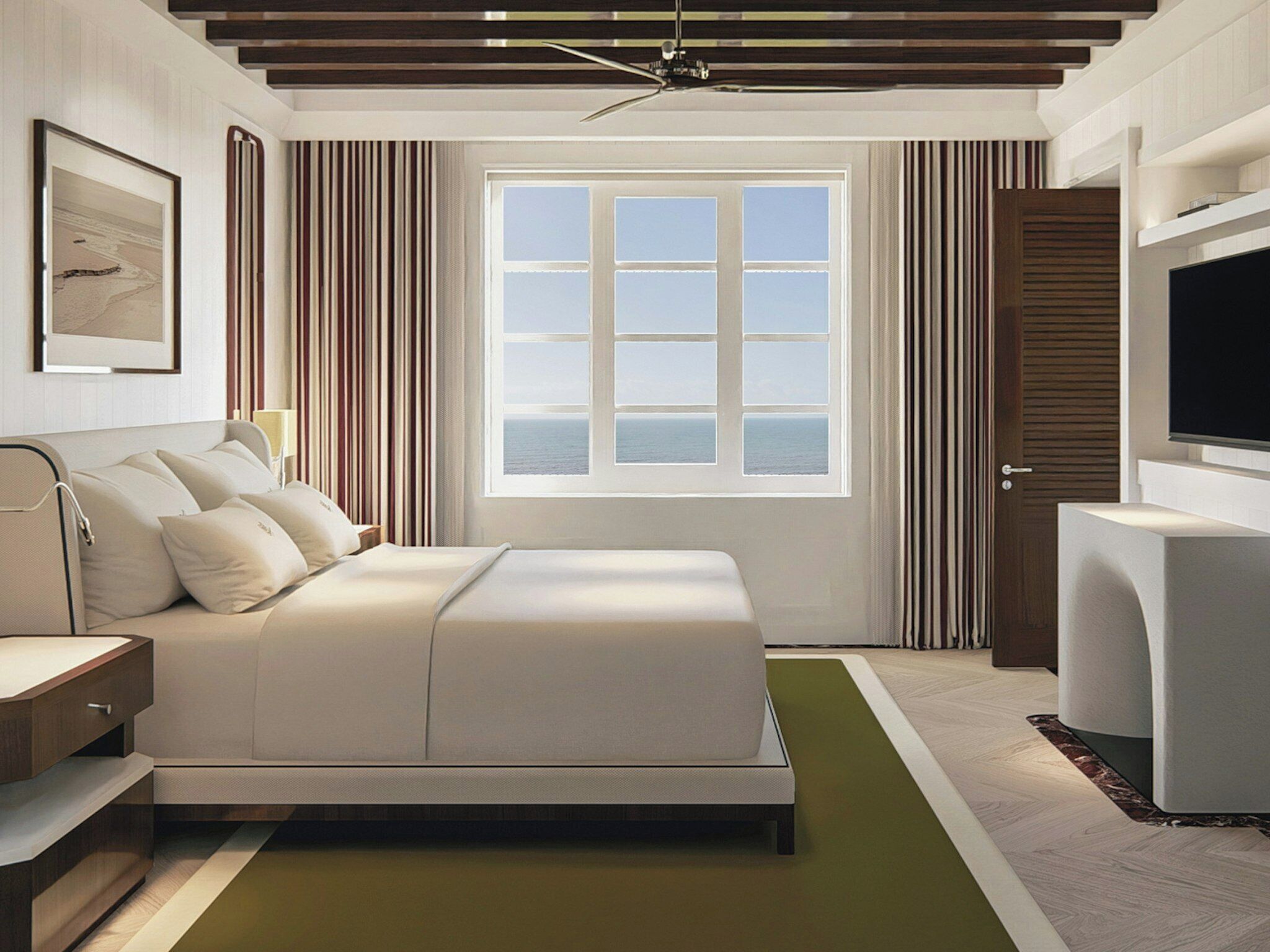 Suite (Ocean) | Minibar, in-room safe, desk, laptop workspace