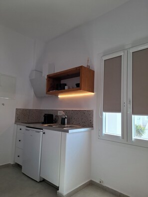 Private kitchen - Seaview studio, terrace/garden with parking a few steps from town (Μυκονος)