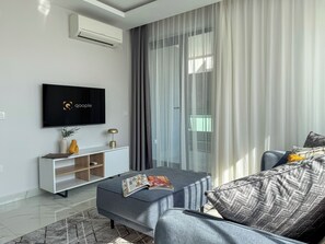 Living area - Qoople Elite 3 City 11 - Cozy 1-bedroom apartment in fabulous Alanya (Alanya)
