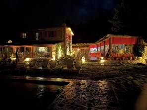 Maison, 4 chambres, balcon, vue jardin | Enceinte de l’hébergement