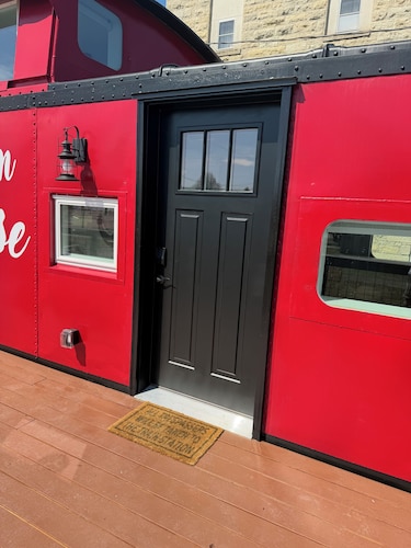 The Crimson Caboose! Unique, one of a kind experience in downtown, Grafton