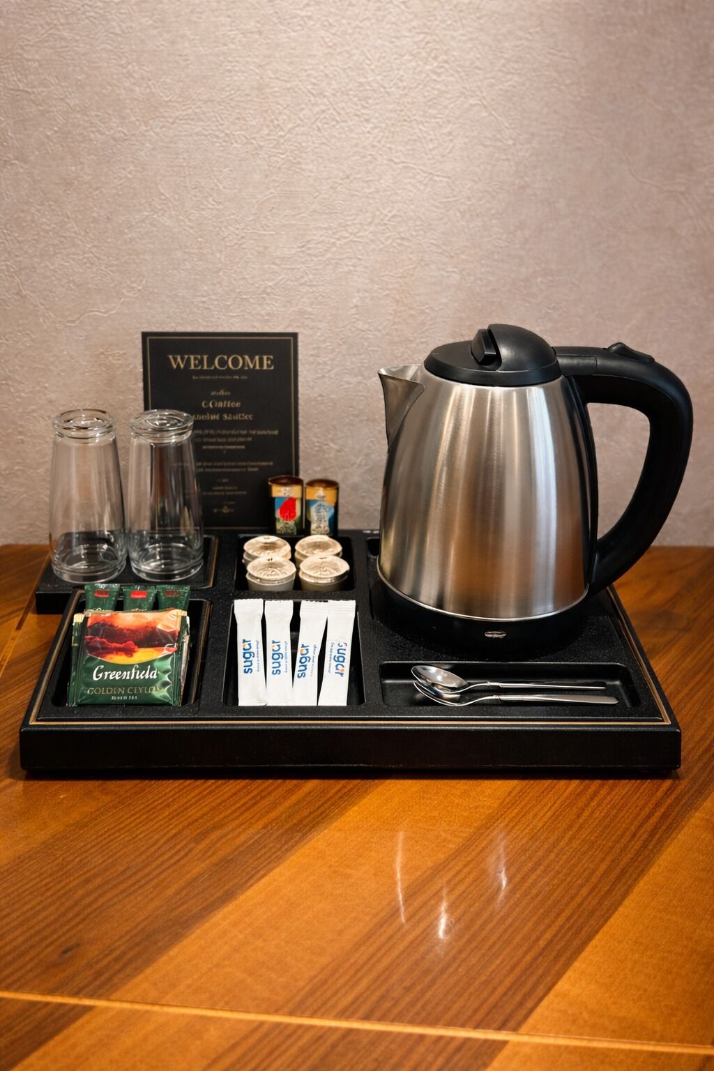 Doppia Comfort, balcone, vista città | Caffè e/o macchina per il caffè