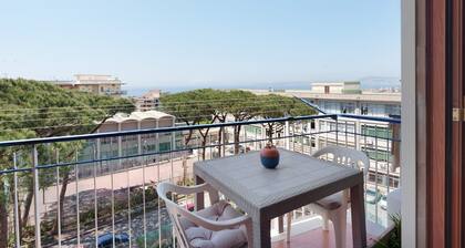 Appartement « Le Stelle Di Zia Pina » avec vue sur mer, Wi-Fi et climatisation