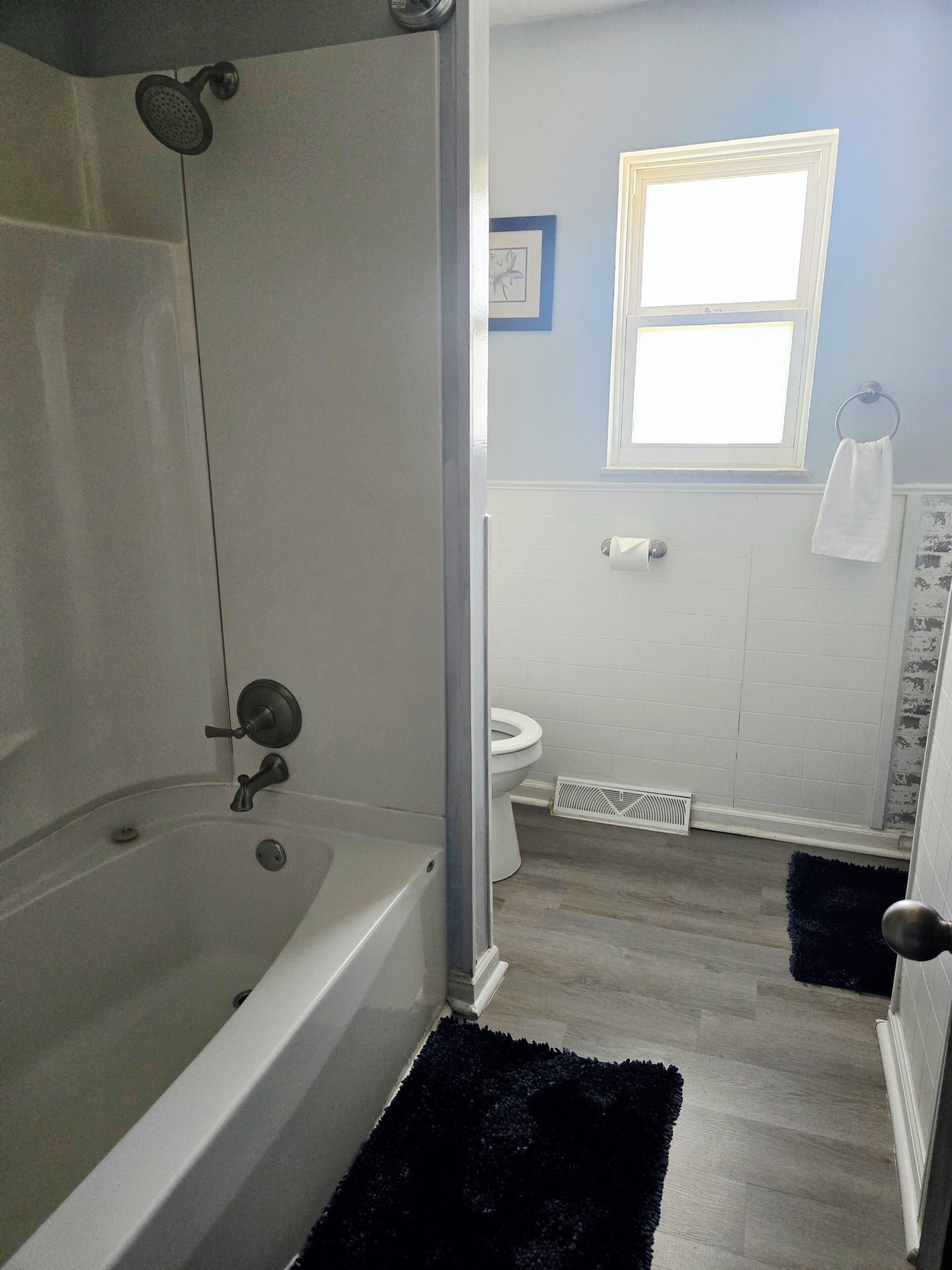 Towels, toilet paper