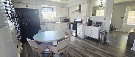 Microwave, oven, stovetop