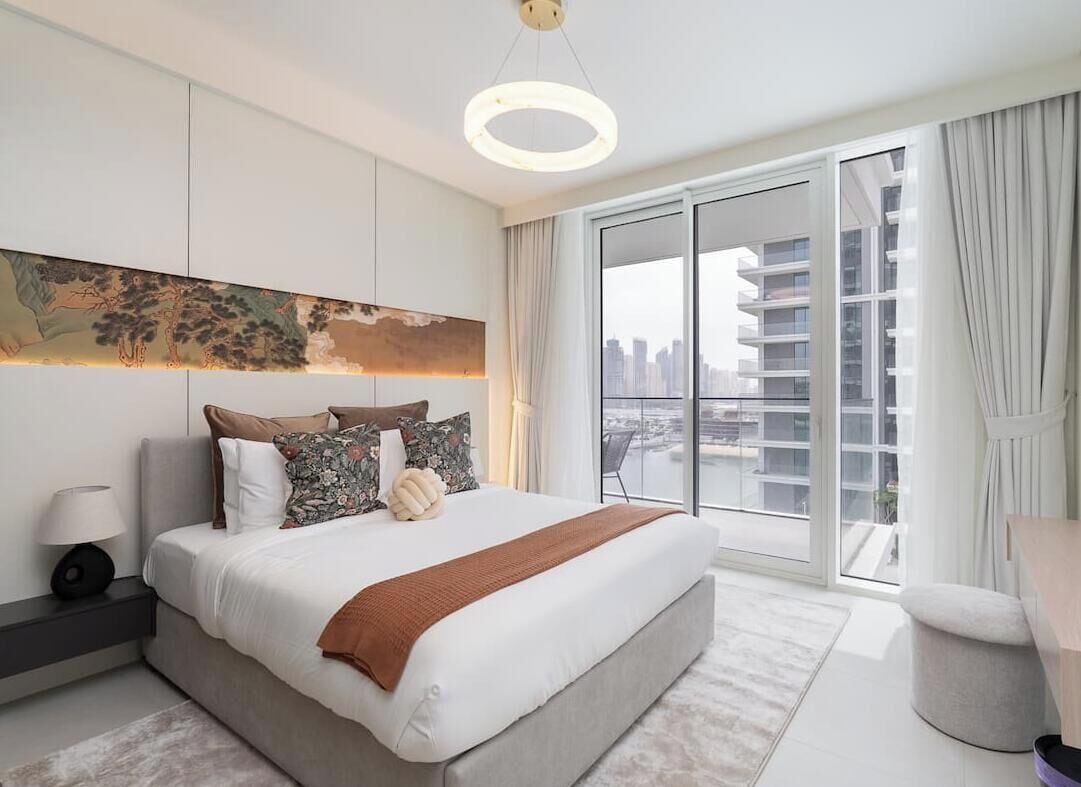 奢華公寓, 陽台, 海灘景觀