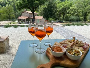 Opções para refeição ao ar livre