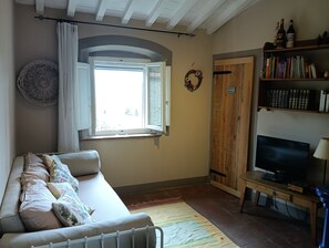 TV - Apartment nestled in the Tuscan countryside suitable for families (Lucciano)