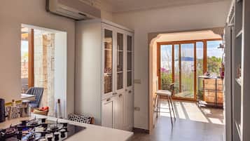 Villa, Sea View | Private kitchen