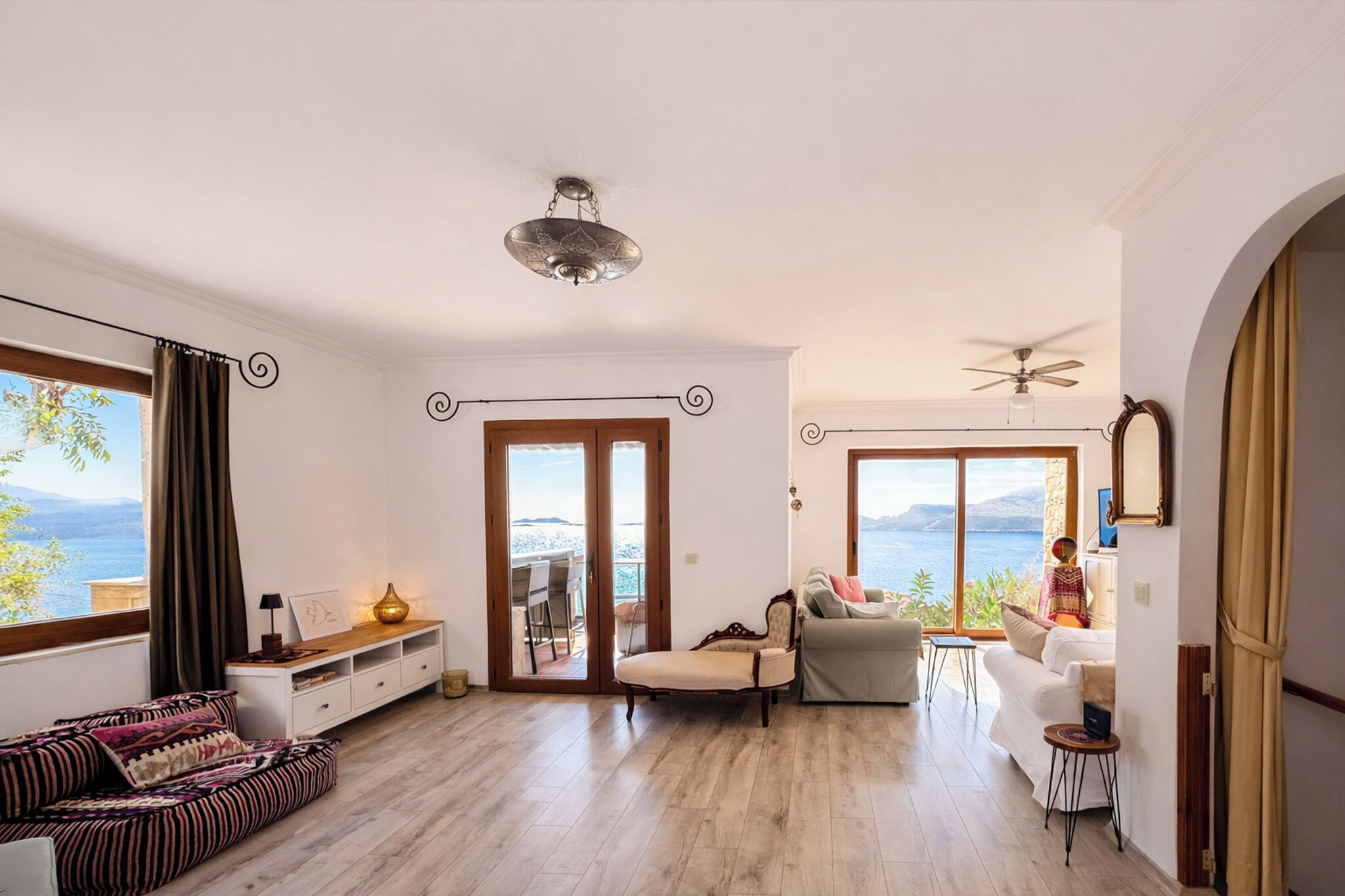 Villa, Sea View | Living area