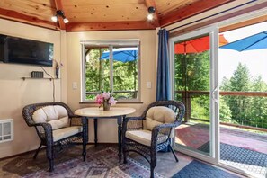 Cottage, 2 Bedrooms | Living area - Hillside Deck Cottages - Rustic Pnw Retreat 2 Bedroom Cottage (Junction City)