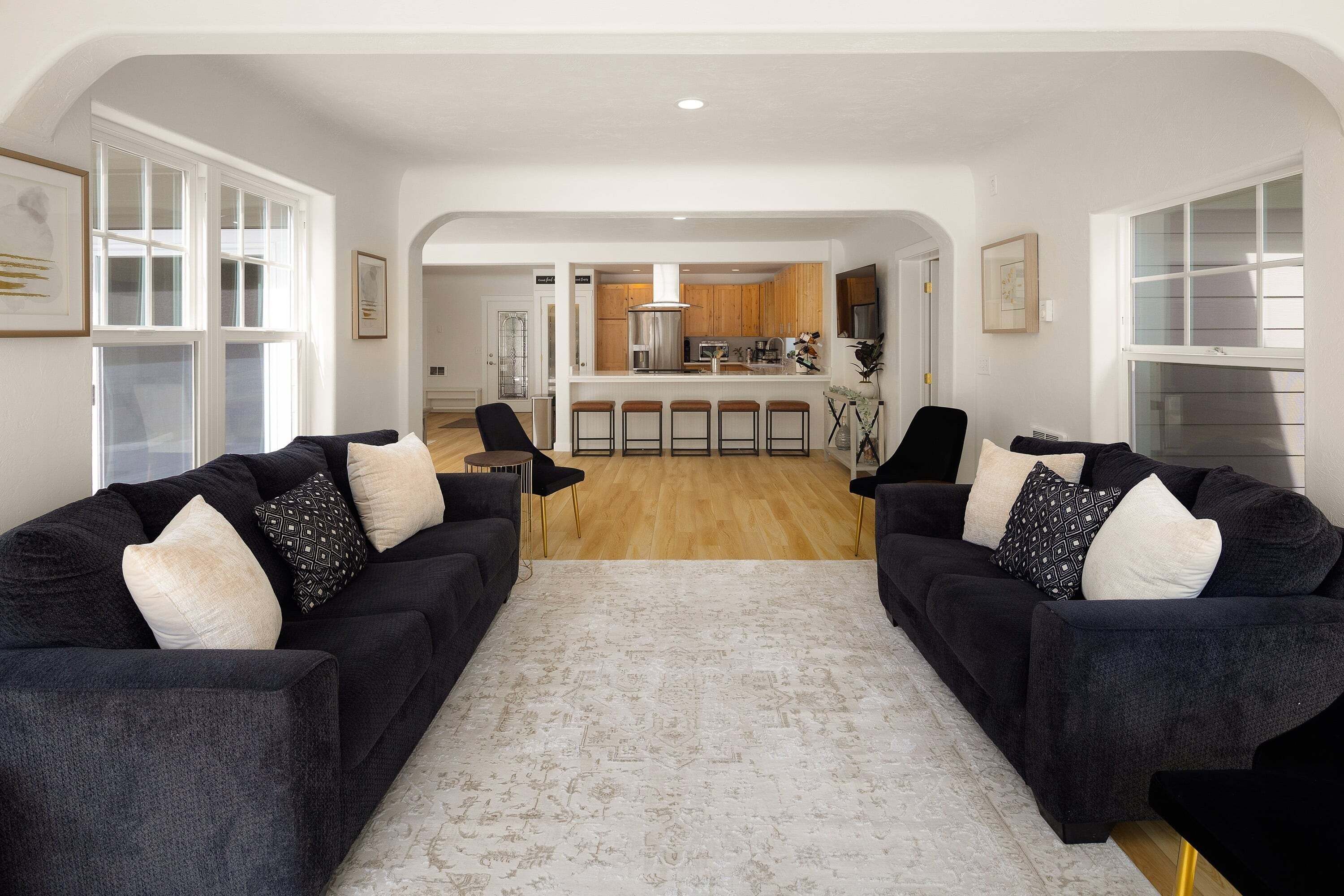 Maison, 3 chambres | Coin séjour