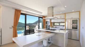 Villa, Mountain View | Private kitchen