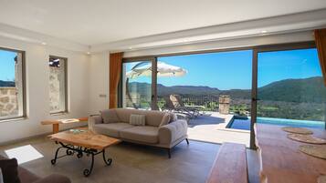 Villa, Bergblick | Wohnbereich