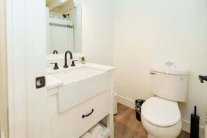 Bathroom - Studio-Above Craft Coffee Shop, Downtown, By APSU (Clarksville)