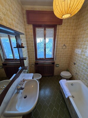 Hair dryer, bidet, towels, soap - Pink House Valsassina (Cassina Valsassina)