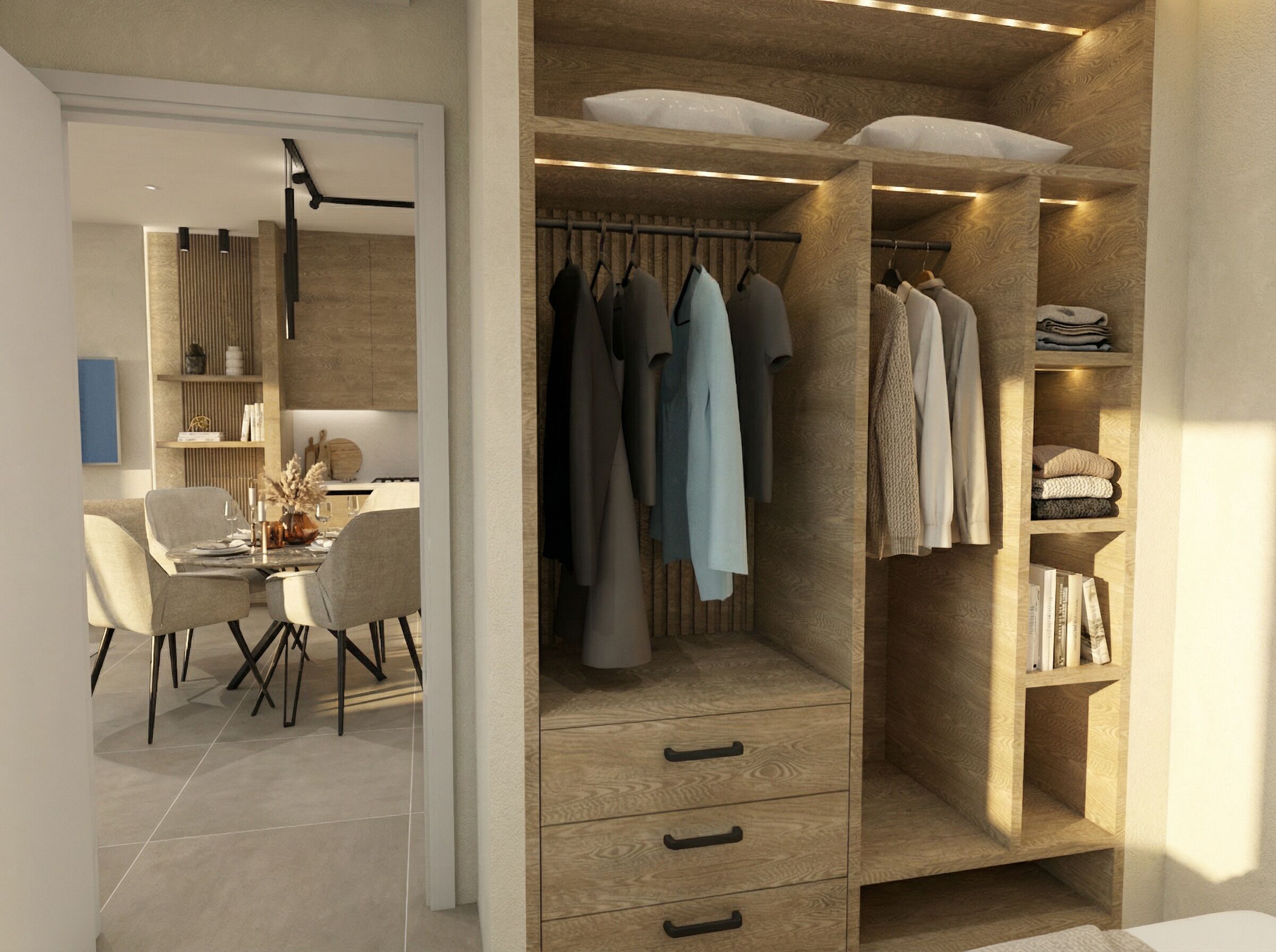 Two Bedroom Apartment with Balcony | Interior