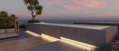 Rooftop pool