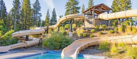Indoor pool, outdoor pool