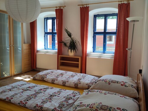 Close to nature, family-friendly vacation apartment in the Daubnitzer Mühle