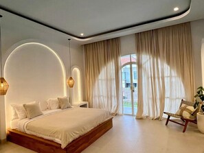 Room - Mediterranean 3BR Villa Near Fins Beach (Canggu)