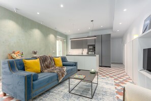 Living area - Stylish Apartment in the Heart of Malasaña (Madrid)