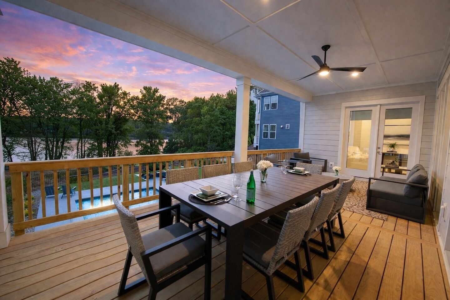 House, Multiple Beds (Paddle Pointe) | Balcony view