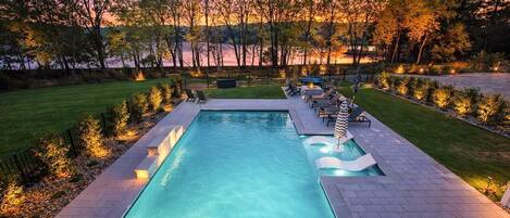 Ferienhaus, Mehrere Betten (Paddle Pointe) | Pool | Beheizter Pool