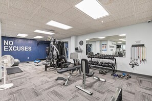 Condo, 1 King Bed (Sherwin Condominium 501) | Fitness facility - Sherwin Condominium 501 (Daytona Beach Shores)