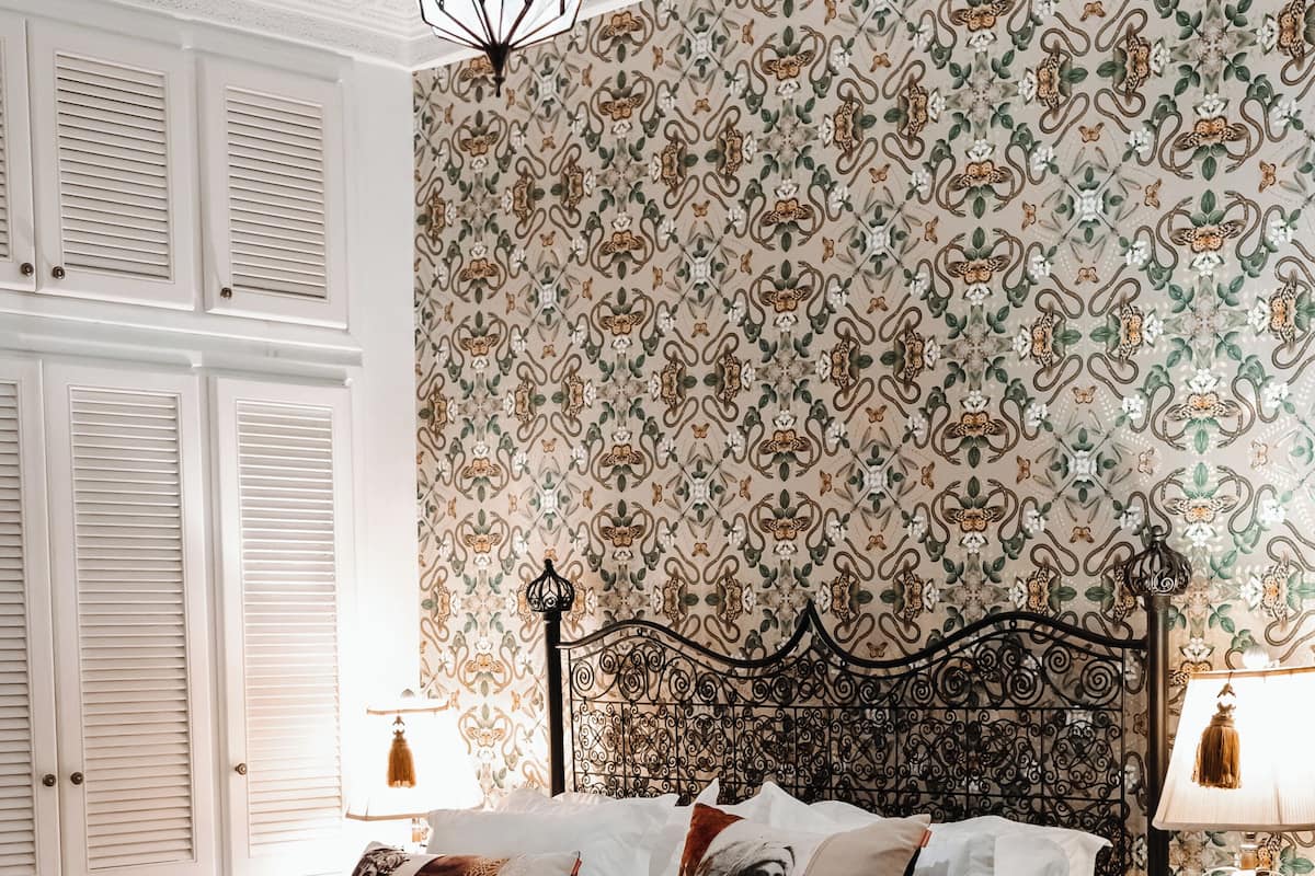 Suíte luxo, varanda, vista para o jardim