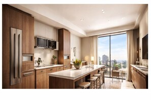 Luxury Double Room | Private kitchen - Urban Plaza Hotel (Toronto)