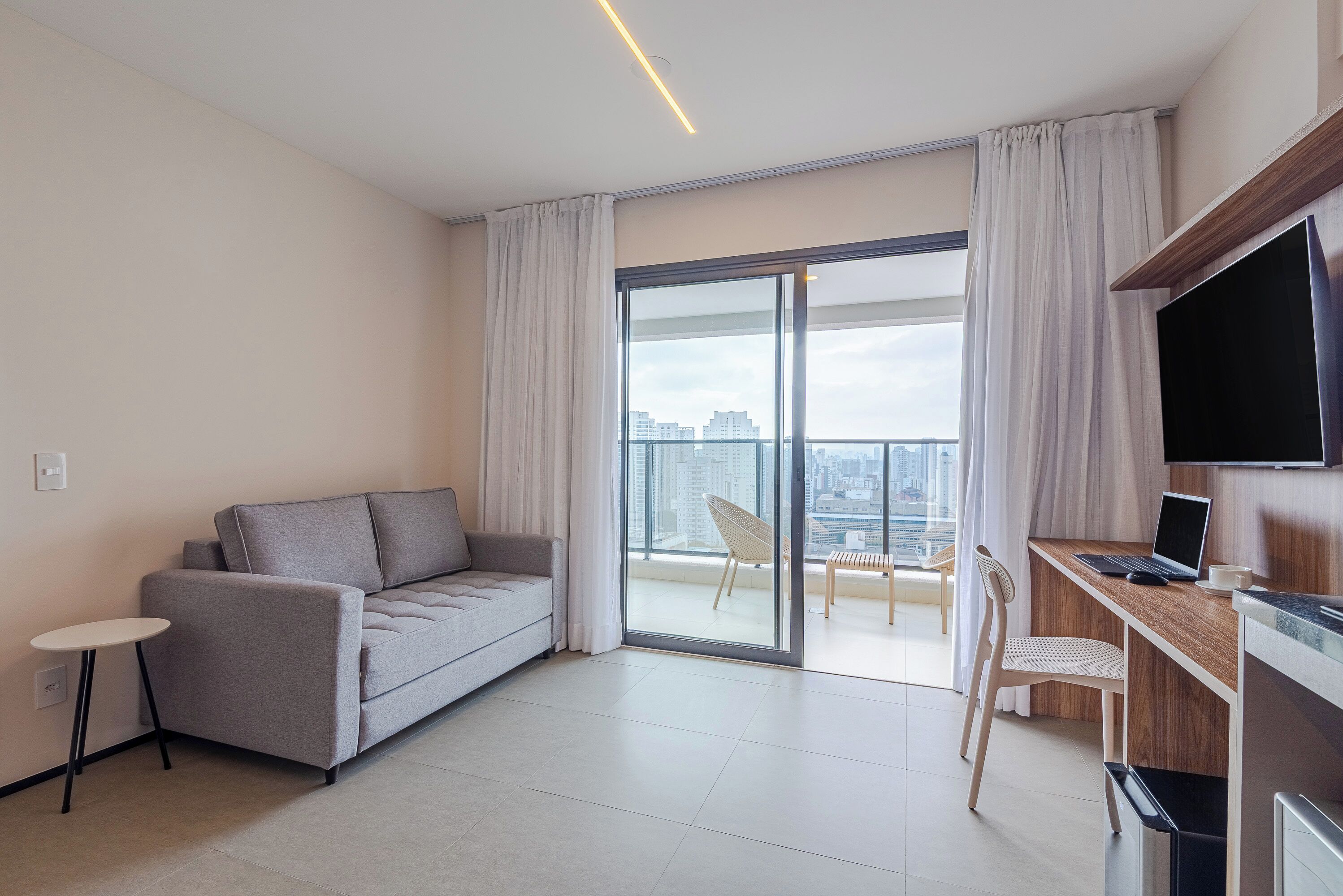Superior-Doppelzimmer, Stadtblick | Wohnzimmer