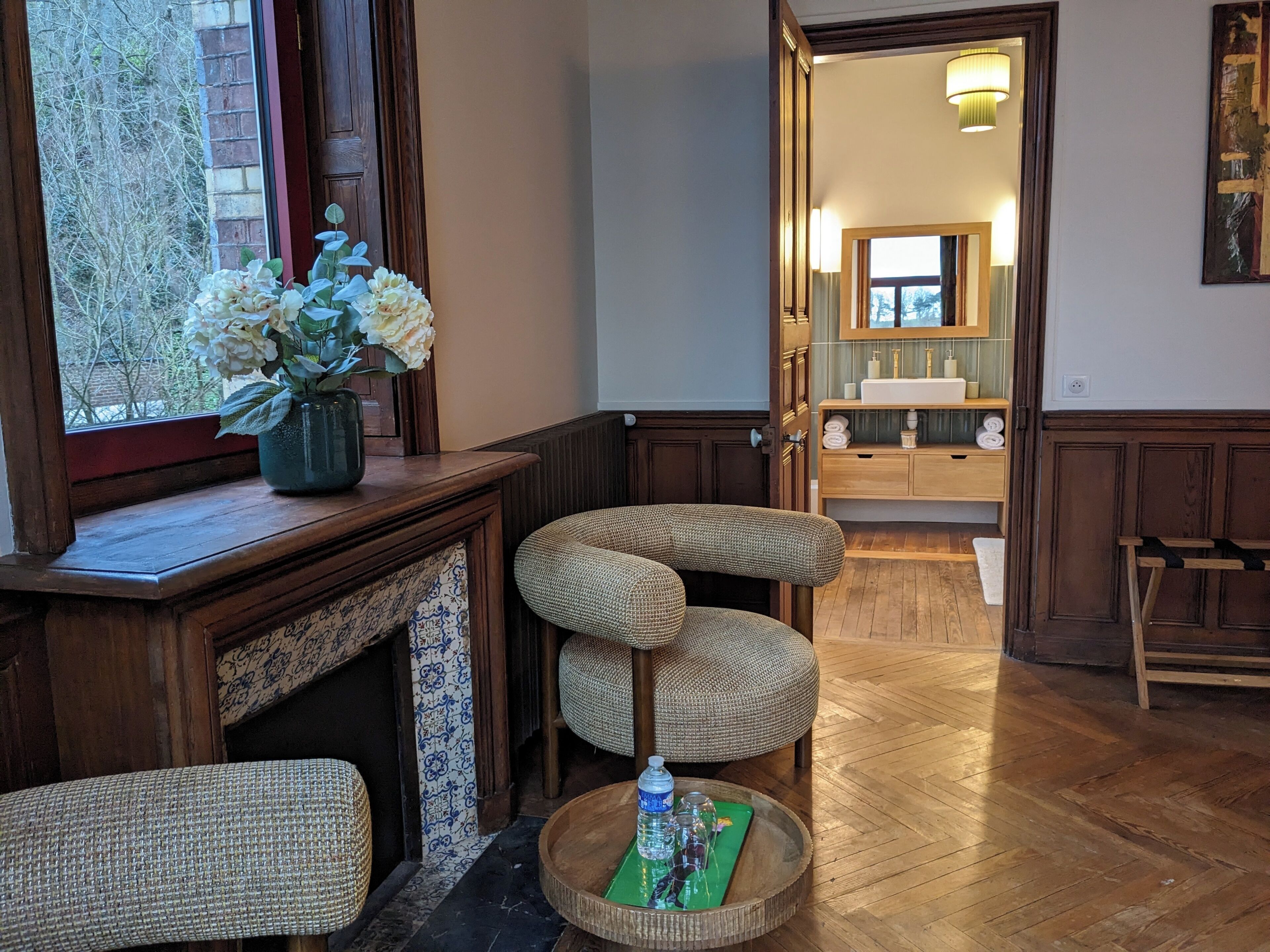 Chambre Double Deluxe, balcon, vue jardin | Spa