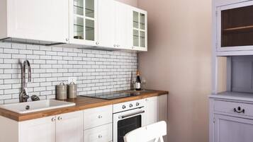 Premium Apartment, Balcony | Private kitchen