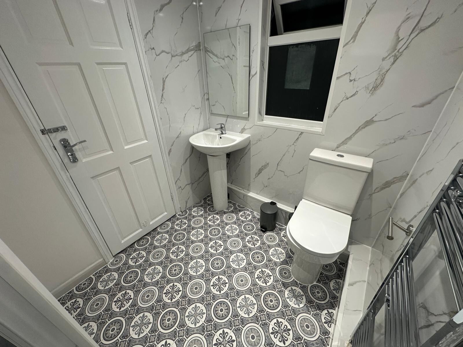 Towels, soap, toilet paper