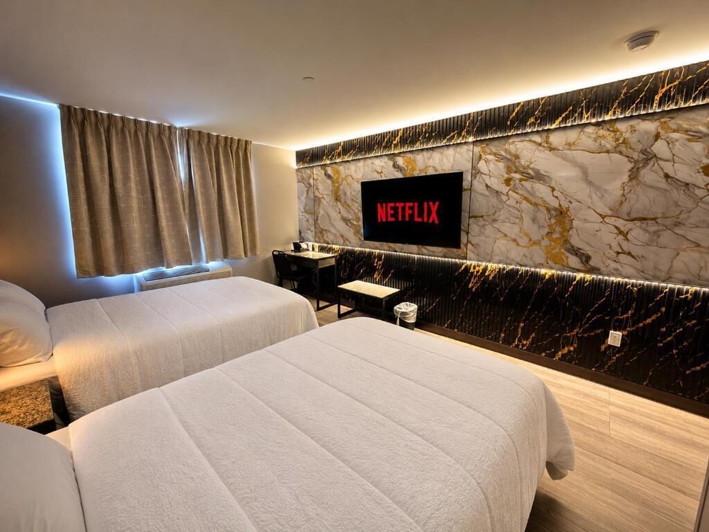 Chambre Deluxe Double ou avec lits jumeaux, 2 lits une place, non-fumeurs | Bureau, Wi-Fi gratuit